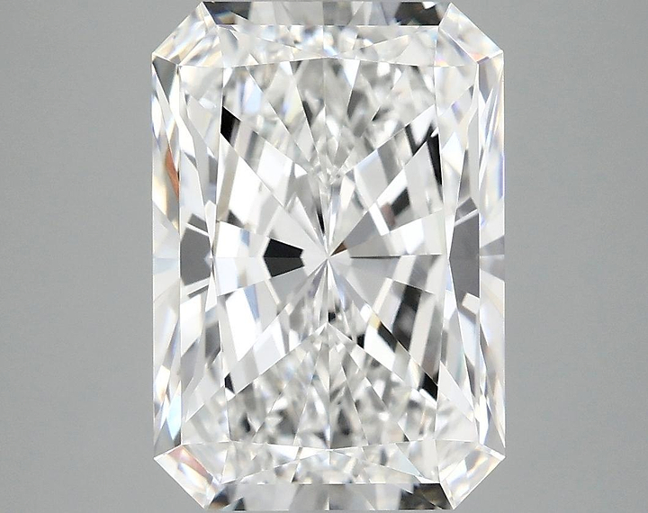 4.86 Carat Radiant Shaped Ideal Cut VVS2 IGI Certified Lab Grown Diamond