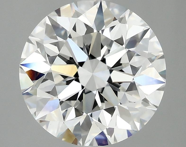 3.08 Carat Round Shaped Excellent Cut VVS2 IGI Certified Lab Grown Diamond