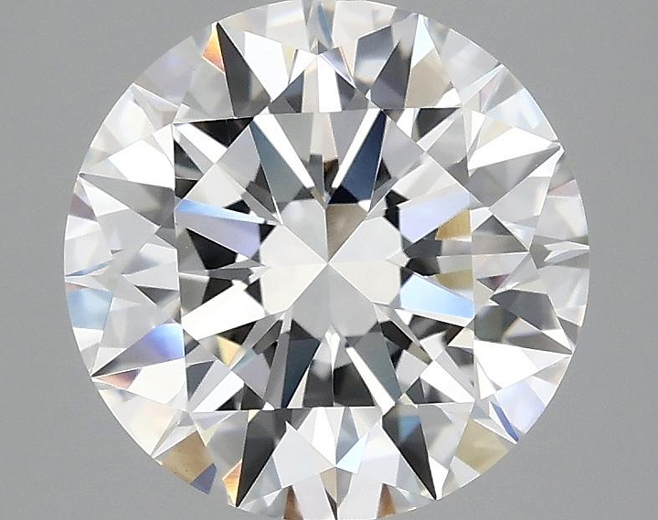 3.04 Carat Round Shaped Ideal Cut VVS2 IGI Certified Lab Grown Diamond
