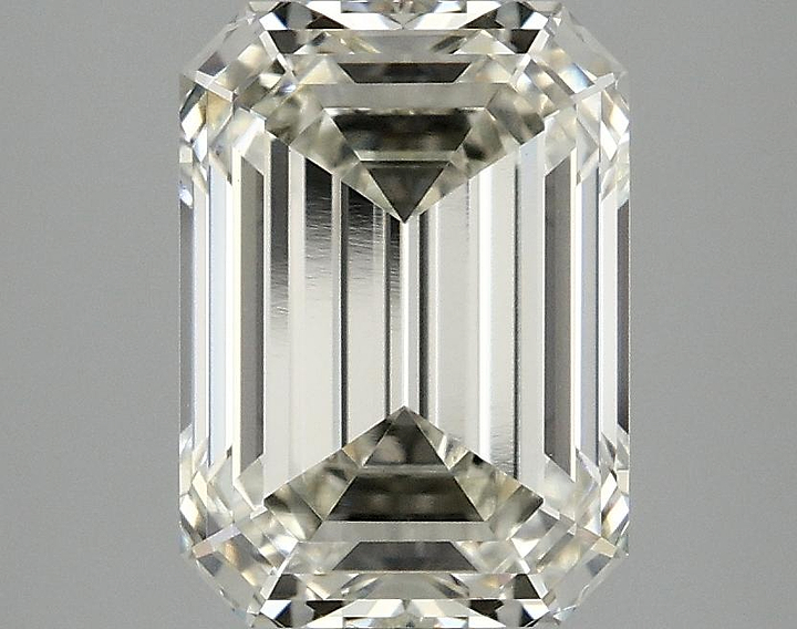 3.07 Carat Emerald Shaped Excellent Cut VVS2 IGI Certified Lab Grown Diamond