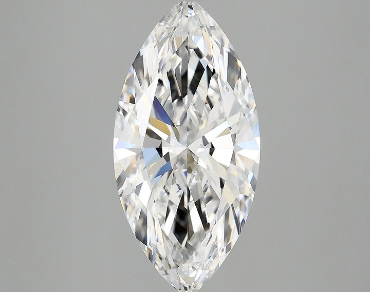 2.98 Carat Marquise Shaped Excellent Cut VVS2 IGI Certified Lab Grown Diamond