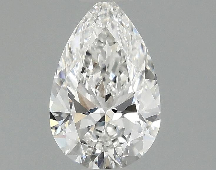 0.97 Carat Pear Shaped Ideal Cut VVS2 IGI Certified Lab Grown Diamond