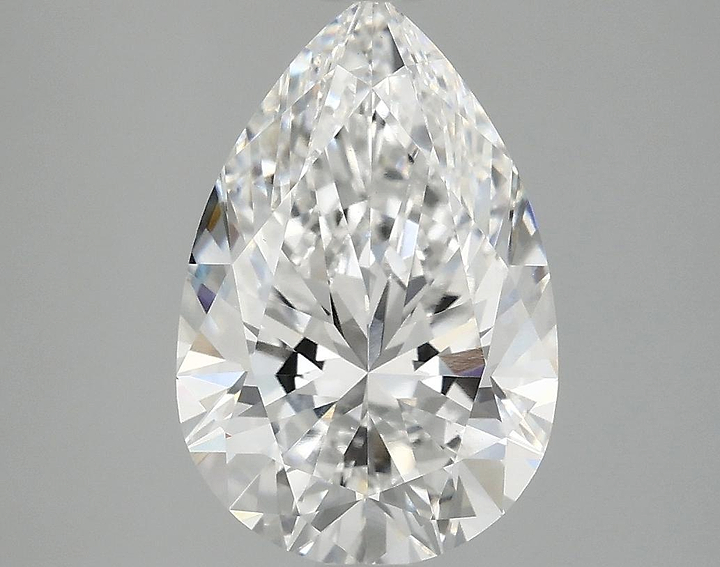3.05 Carat Pear Shaped Excellent Cut VVS2 IGI Certified Lab Grown Diamond