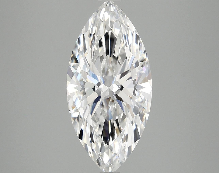 3.08 Carat Marquise Shaped Excellent Cut VVS2 IGI Certified Lab Grown Diamond