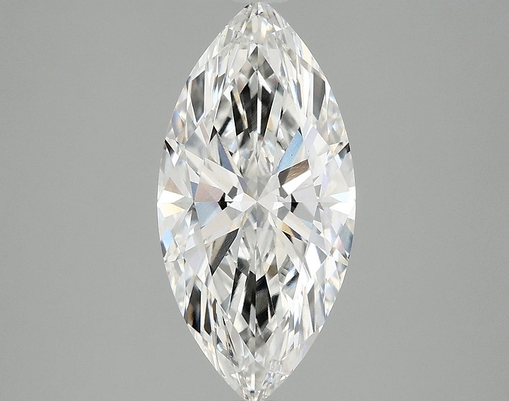 2.68 Carat Marquise Shaped Excellent Cut VS1 IGI Certified Lab Grown Diamond