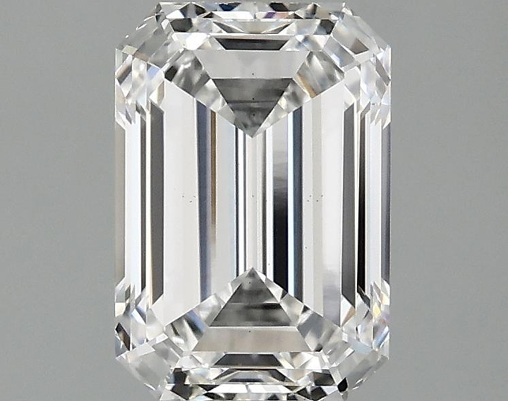 2.06 Carat Emerald Shaped Ideal Cut VS2 IGI Certified Lab Grown Diamond