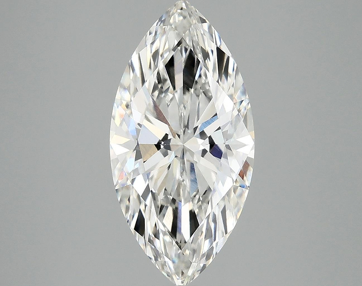 3.09 Carat Marquise Shaped Ideal Cut VVS2 IGI Certified Lab Grown Diamond