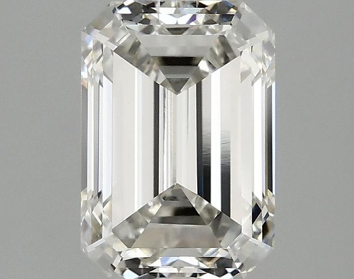 2.03 Carat Emerald Shaped Ideal Cut VVS2 IGI Certified Lab Grown Diamond