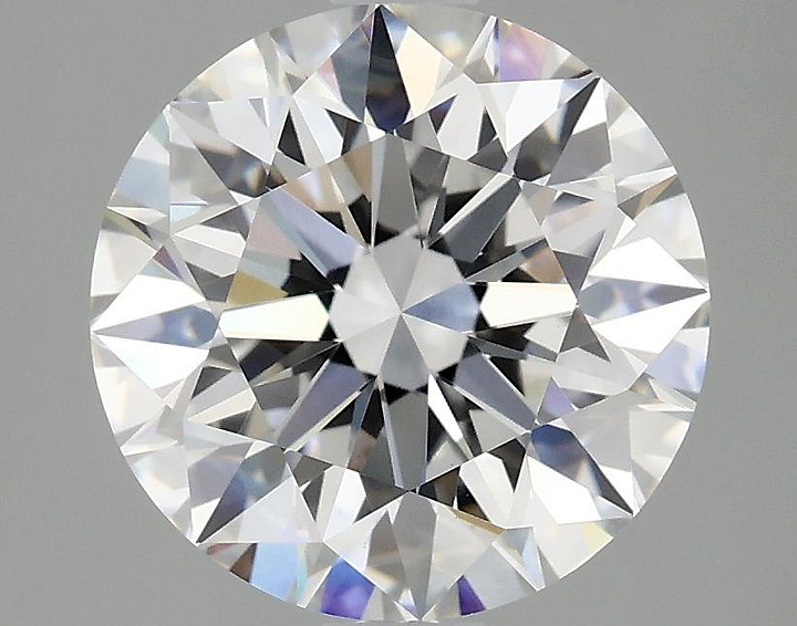 3.07 Carat Round Shaped Excellent Cut VVS2 IGI Certified Lab Grown Diamond