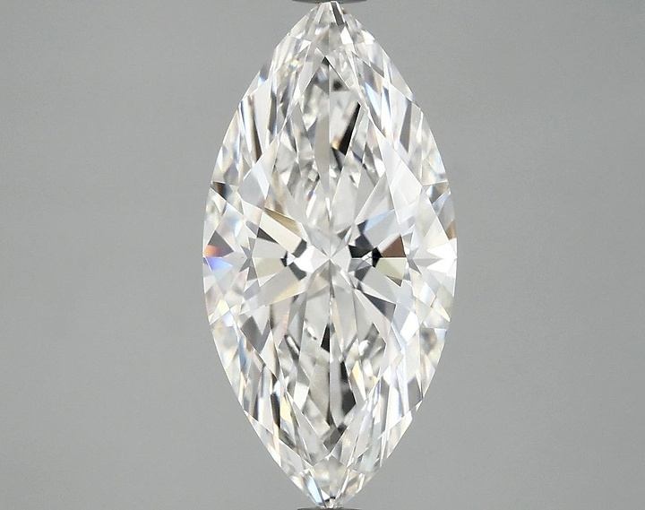3.05 Carat Marquise Shaped Ideal Cut VVS2 IGI Certified Lab Grown Diamond