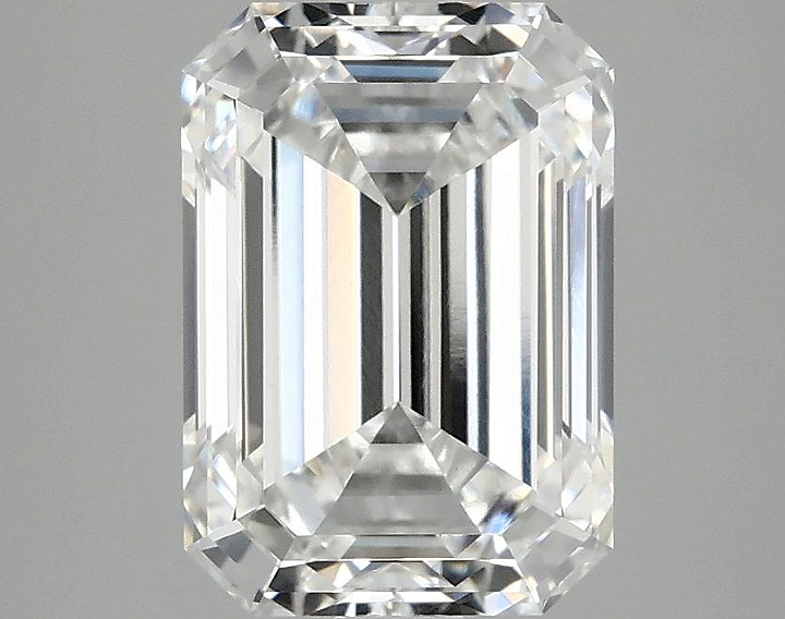 3.07 Carat Emerald Shaped Ideal Cut VVS2 IGI Certified Lab Grown Diamond