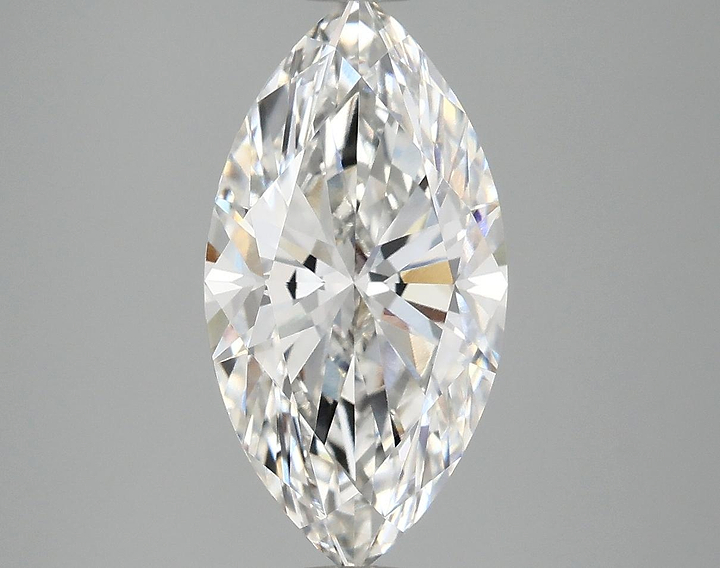 3.09 Carat Marquise Shaped Ideal Cut VVS2 IGI Certified Lab Grown Diamond