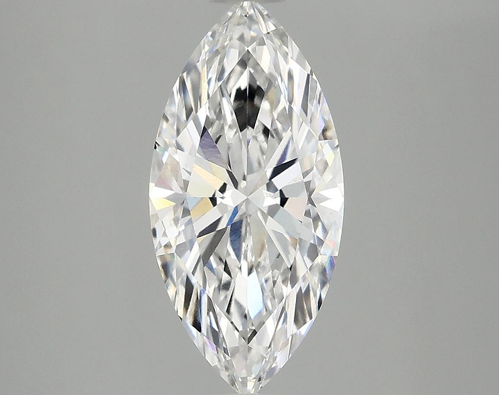 2.06 Carat Marquise Shaped Excellent Cut VS1 IGI Certified Lab Grown Diamond