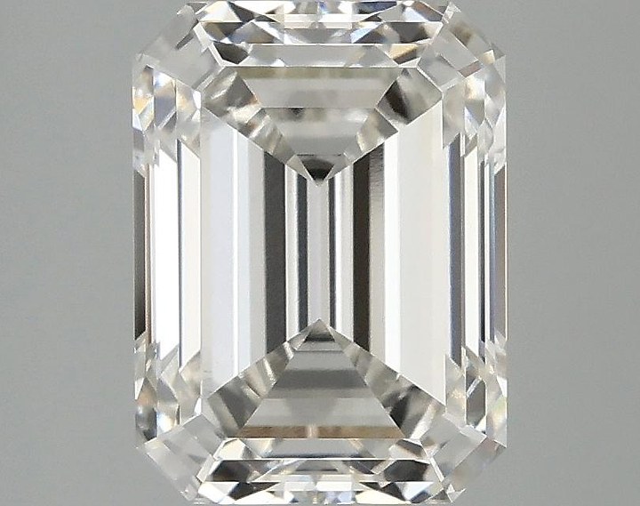 3.06 Carat Emerald Shaped Excellent Cut VVS2 IGI Certified Lab Grown Diamond