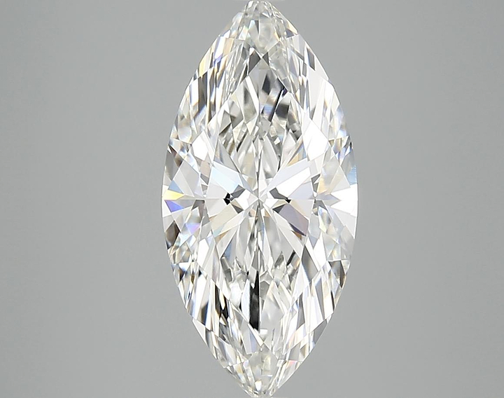 3.02 Carat Marquise Shaped Excellent Cut VVS2 IGI Certified Lab Grown Diamond