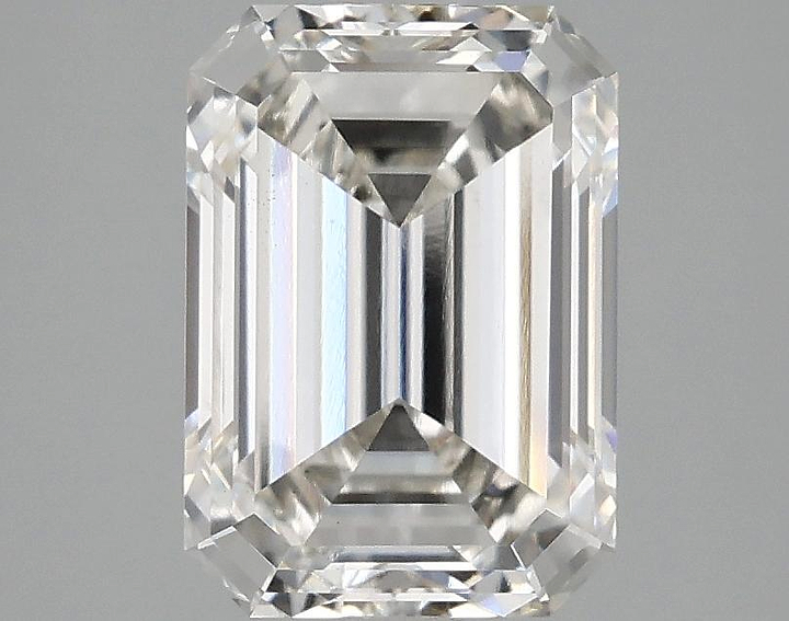 2.56 Carat Emerald Shaped Ideal Cut VS1 IGI Certified Lab Grown Diamond