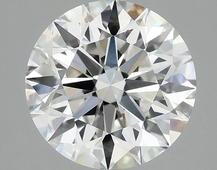 3.09 Carat Round Shaped Excellent Cut VVS2 IGI Certified Lab Grown Diamond