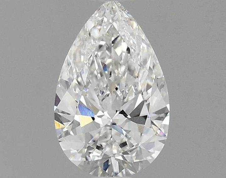 0.97 Carat Pear Shaped Ideal Cut VVS2 IGI Certified Lab Grown Diamond