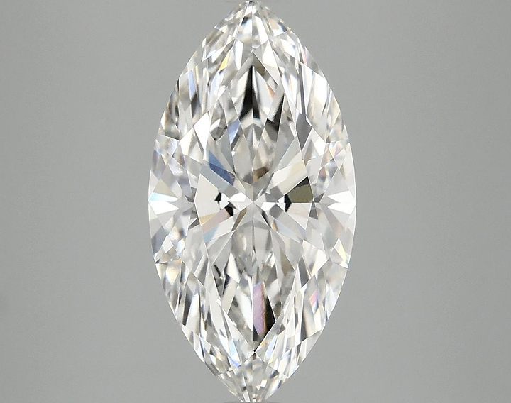 3.02 Carat Marquise Shaped Ideal Cut VVS2 IGI Certified Lab Grown Diamond
