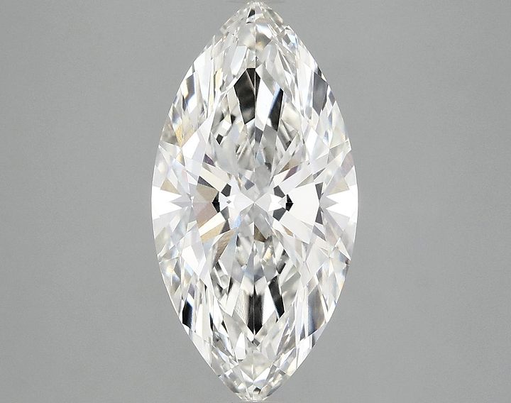 2.83 Carat Marquise Shaped Ideal Cut VVS2 IGI Certified Lab Grown Diamond