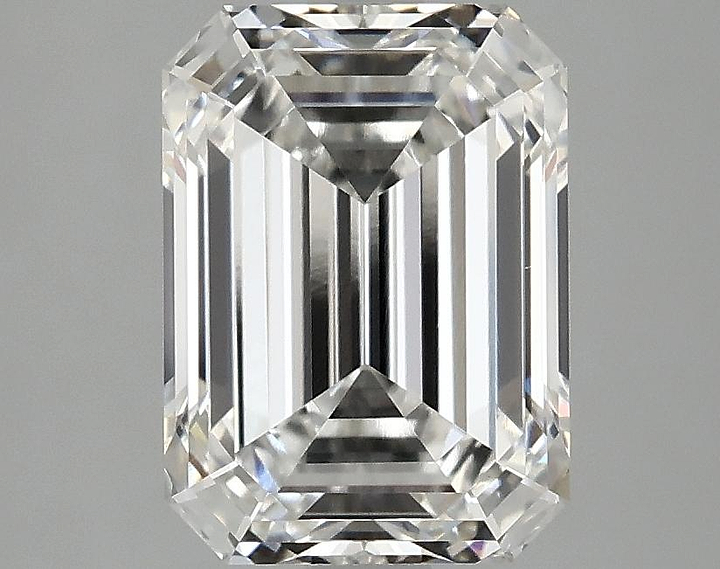 3.05 Carat Emerald Shaped Excellent Cut VVS2 IGI Certified Lab Grown Diamond