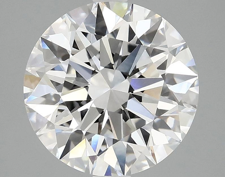 3.06 Carat Round Shaped Ideal Cut VVS2 IGI Certified Lab Grown Diamond
