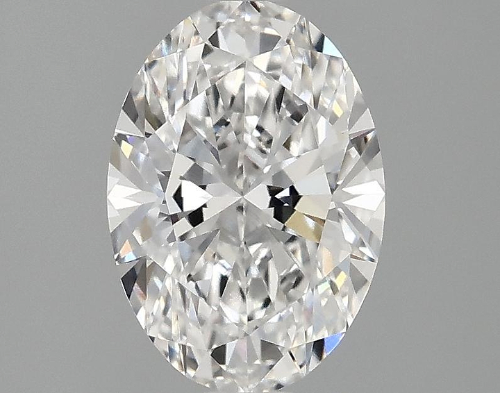 1.58 Carat Oval Shaped Ideal Cut VVS1 IGI Certified Lab Grown Diamond