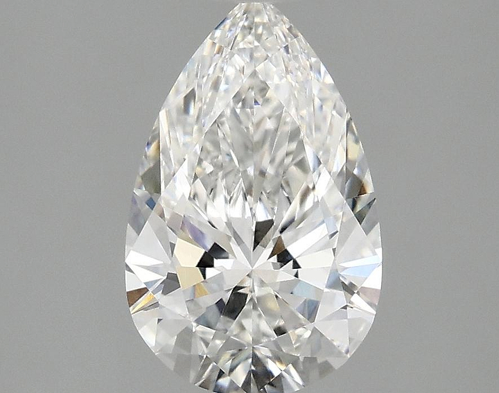 1.59 Carat Pear Shaped Ideal Cut VVS2 IGI Certified Lab Grown Diamond