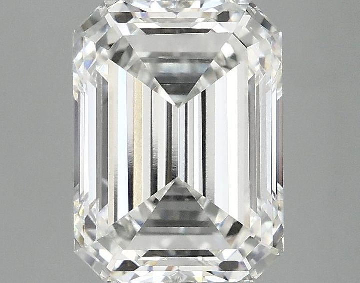 3.02 Carat Emerald Shaped Excellent Cut VVS2 IGI Certified Lab Grown Diamond