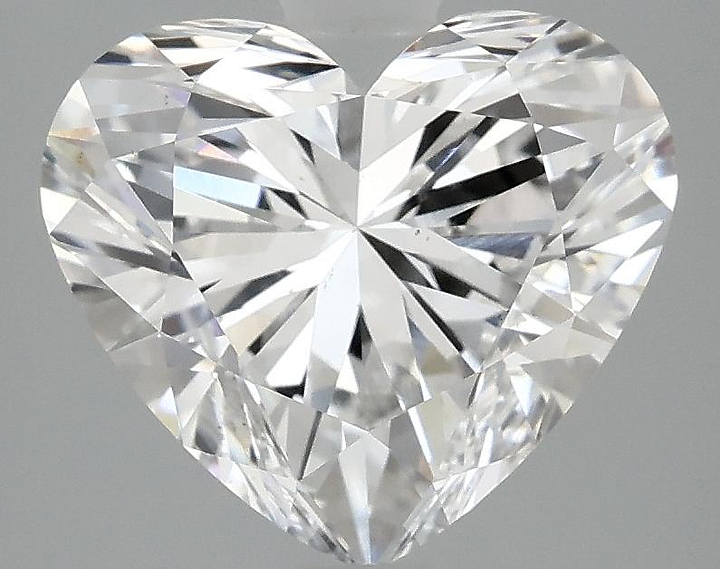 3.09 Carat Heart Shaped Ideal Cut VS2 IGI Certified Lab Grown Diamond