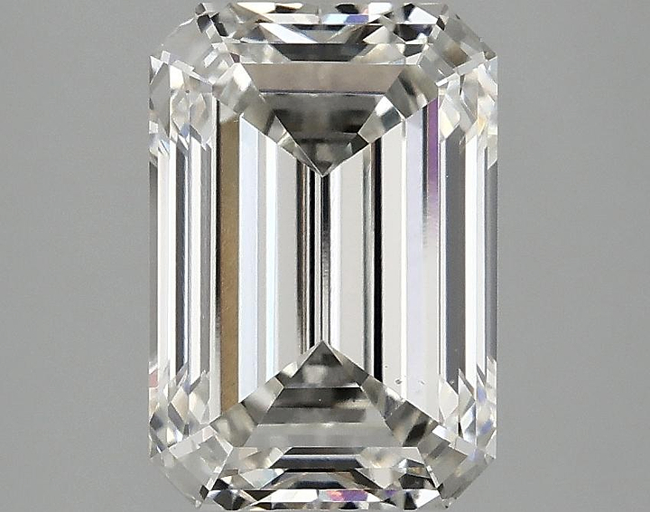 3.07 Carat Emerald Shaped Ideal Cut VS2 IGI Certified Lab Grown Diamond