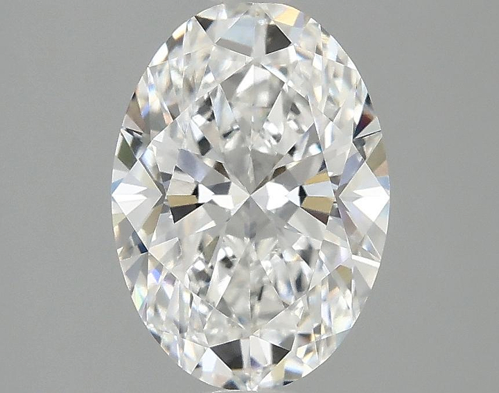 2.03 Carat Oval Shaped Ideal Cut VVS2 IGI Certified Lab Grown Diamond