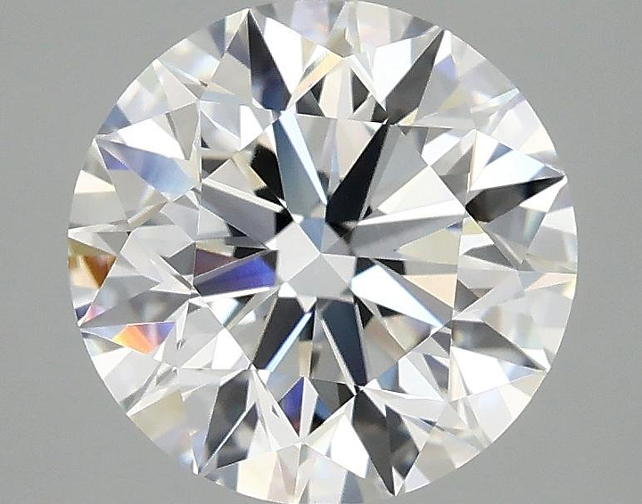 3.03 Carat Round Shaped Excellent Cut VVS2 IGI Certified Lab Grown Diamond
