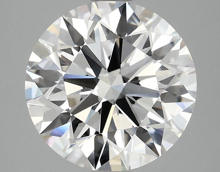 3.09 Carat Round Shaped Ideal Cut VVS2 IGI Certified Lab Grown Diamond