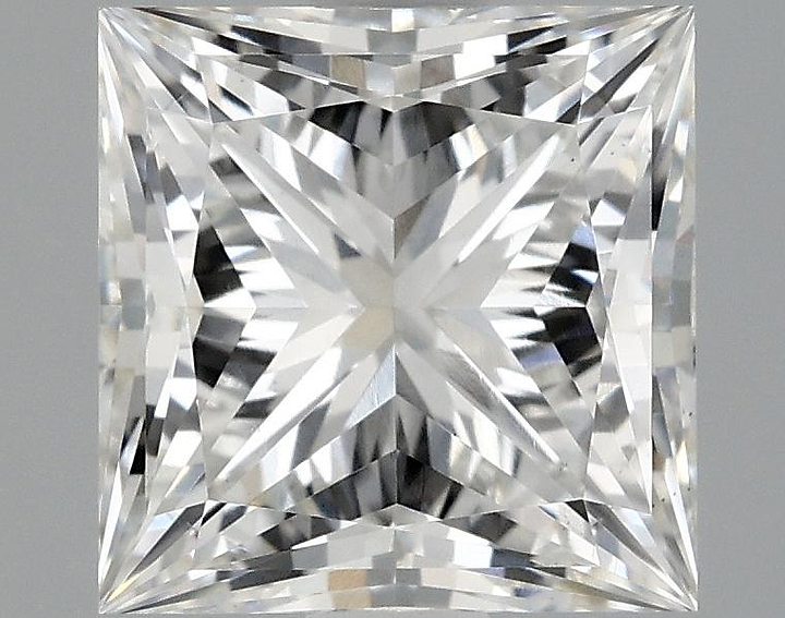 1.84 Carat Princess Shaped Ideal Cut VS1 IGI Certified Lab Grown Diamond