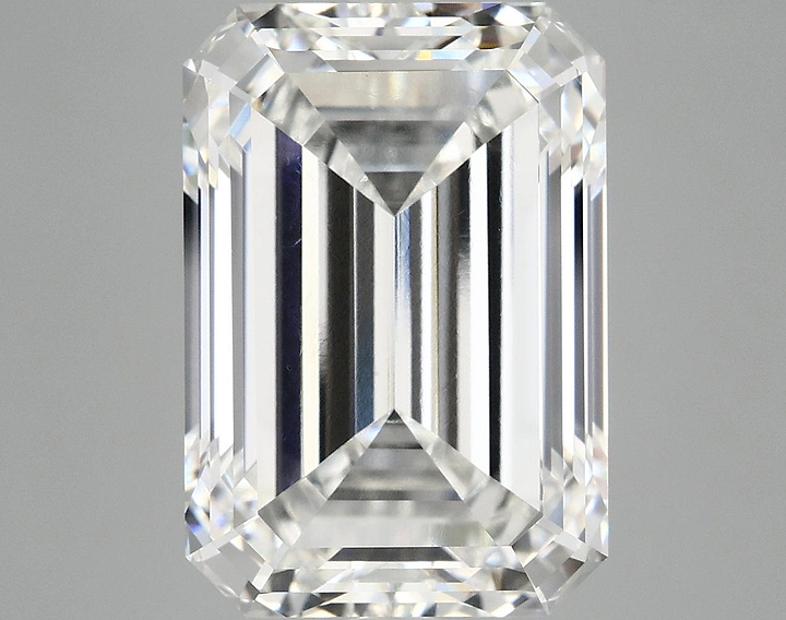 10.11 Carat Emerald Shaped Ideal Cut VVS2 IGI Certified Lab Grown Diamond