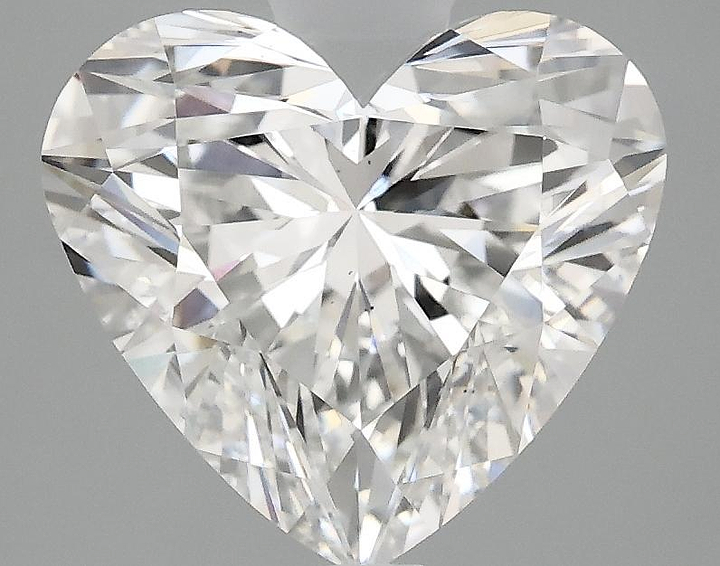 3.09 Carat Heart Shaped Ideal Cut VS2 IGI Certified Lab Grown Diamond