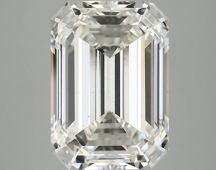5.08 Carat Emerald Shaped Ideal Cut VS2 IGI Certified Lab Grown Diamond