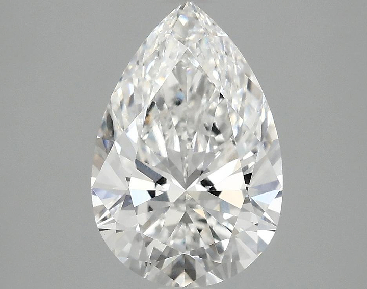 1.97 Carat Pear Shaped Excellent Cut VVS2 IGI Certified Lab Grown Diamond