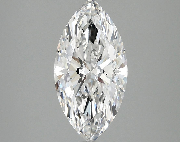 2.05 Carat Marquise Shaped Ideal Cut SI1 IGI Certified Lab Grown Diamond