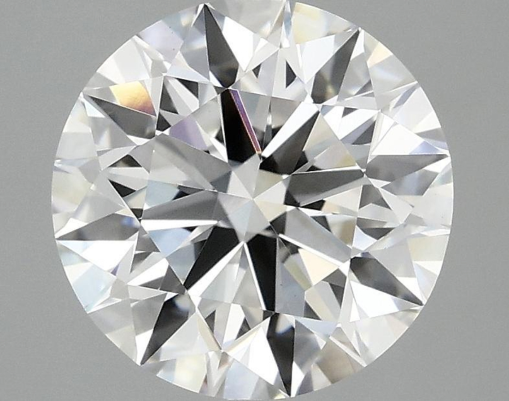 3.08 Carat Round Shaped Excellent Cut VVS2 IGI Certified Lab Grown Diamond