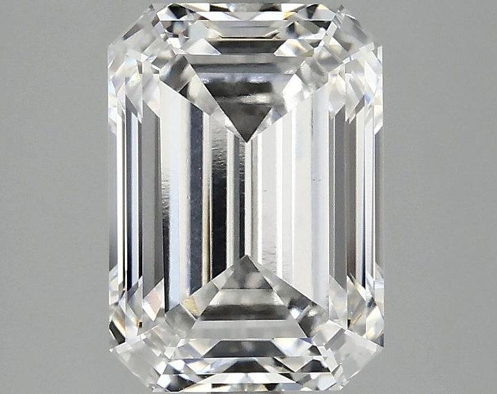 3.07 Carat Emerald Shaped Ideal Cut VVS2 IGI Certified Lab Grown Diamond