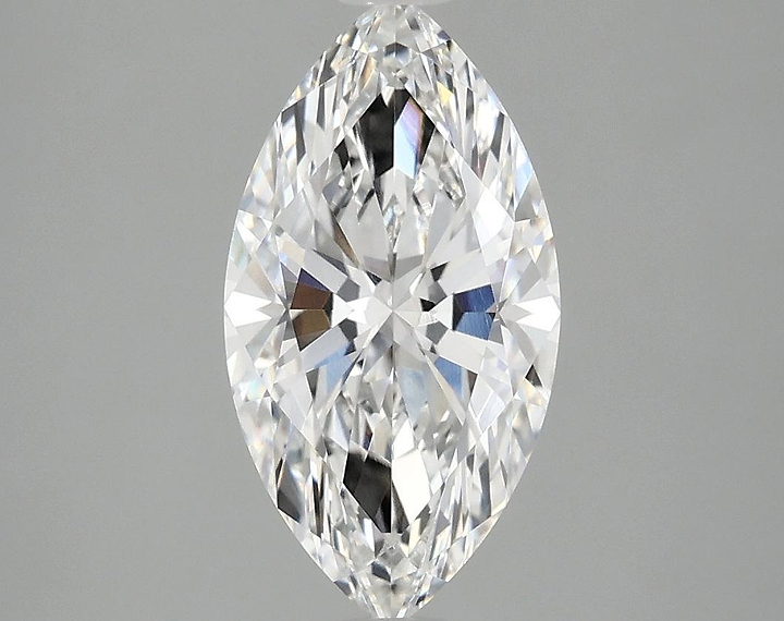 2.08 Carat Marquise Shaped Excellent Cut VVS2 IGI Certified Lab Grown Diamond