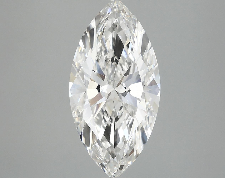 2.98 Carat Marquise Shaped Ideal Cut VVS2 IGI Certified Lab Grown Diamond