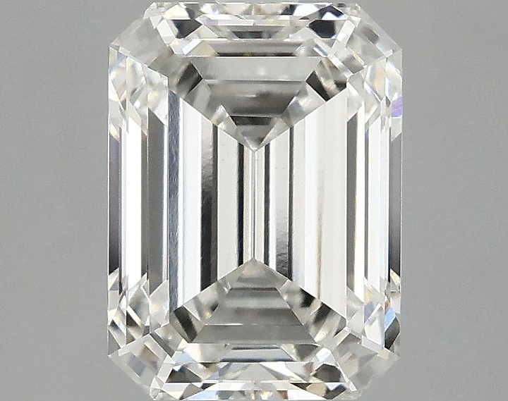2.55 Carat Emerald Shaped Excellent Cut VS1 IGI Certified Lab Grown Diamond