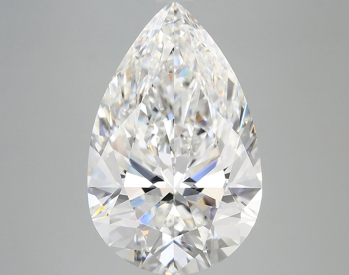 7.39 Carat Pear Shaped Ideal Cut VVS2 IGI Certified Lab Grown Diamond