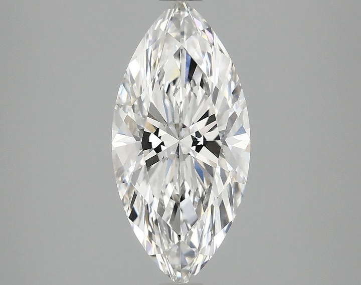 2.09 Carat Marquise Shaped Excellent Cut VVS2 IGI Certified Lab Grown Diamond