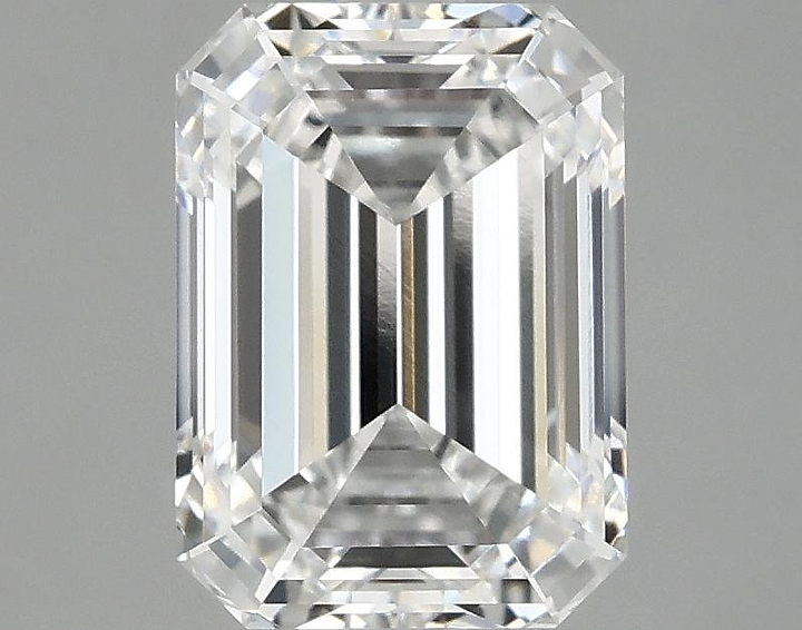 2.56 Carat Emerald Shaped Excellent Cut VVS2 IGI Certified Lab Grown Diamond