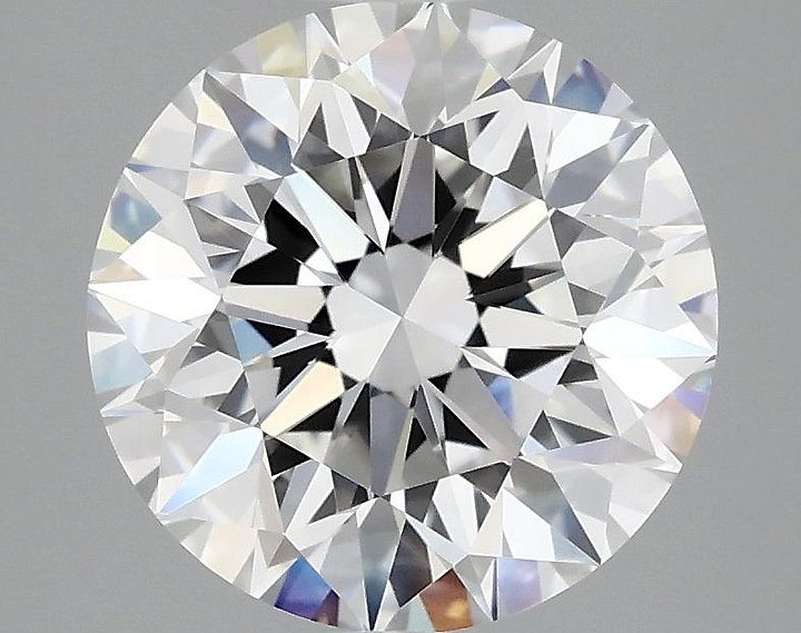 3.07 Carat Round Shaped Excellent Cut VVS2 IGI Certified Lab Grown Diamond