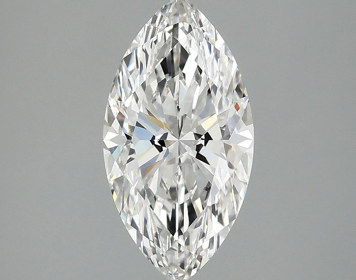 2.02 Carat Marquise Shaped Ideal Cut VVS2 IGI Certified Lab Grown Diamond